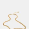 Conjunto de tobilleras de cadena con pedrería de 2 piezas Conjunto de tobilleras de cadena con pedrería de 2 piezas