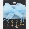 Cordones y dijes para zapatos, azul Cordones y dijes para zapatos, azul