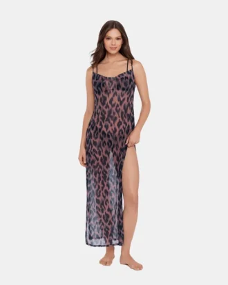 Cubrebikini Static Leopard Natural