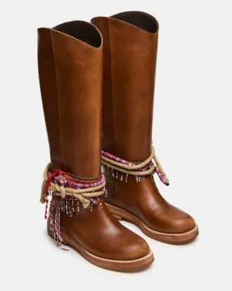 Cuero color canela