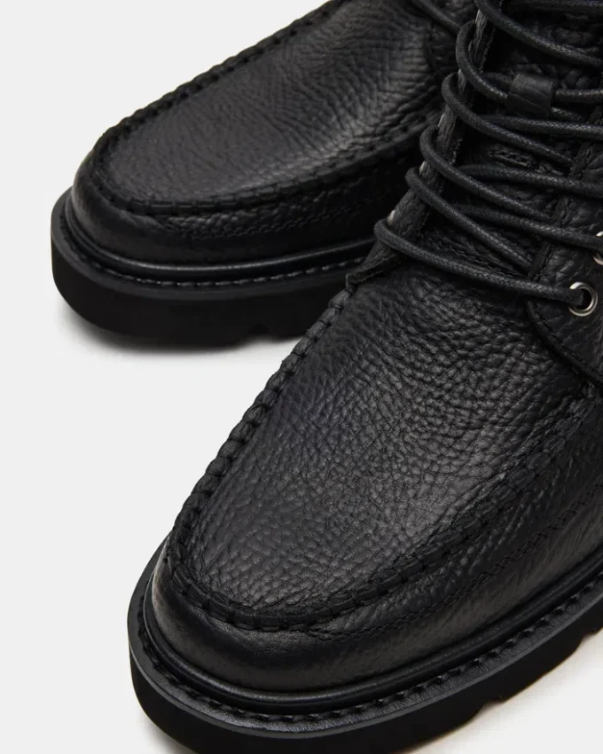 Dael de cuero negro Dael de cuero negro