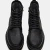 Dael de cuero negro Dael de cuero negro