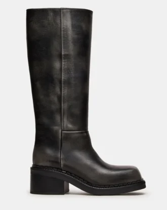 Davos Black Distressed