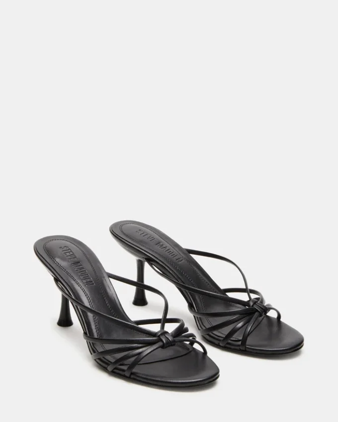 Edna de cuero negro Edna de cuero negro
