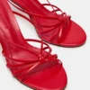 Edna de cuero rojo Edna de cuero rojo
