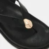 Elvia de cuero negro Elvia de cuero negro