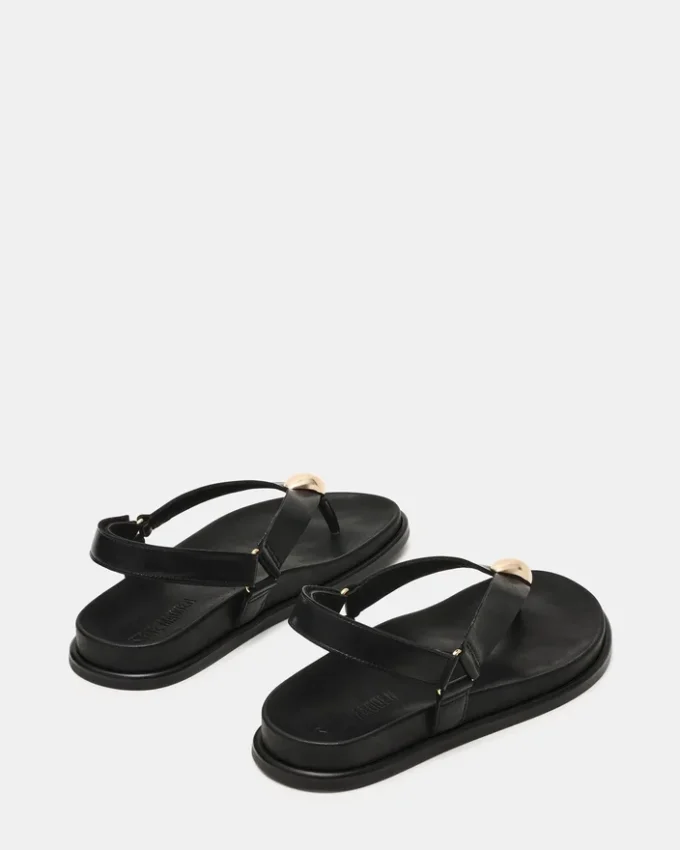 Elvia de cuero negro Elvia de cuero negro