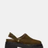 Erba Olive Suede