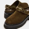 Erba Olive Suede