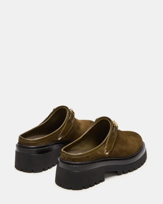 Erba Olive Suede