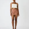 Falda Cindi Mocha Heather Falda Cindi Mocha Heather