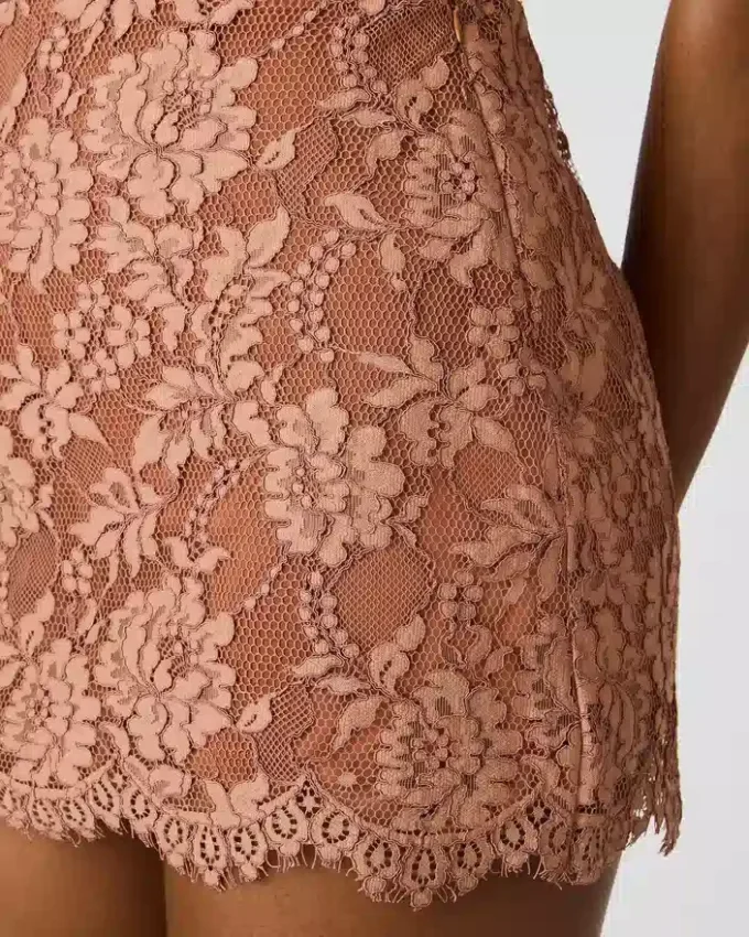 Falda Cindi Mocha Heather Falda Cindi Mocha Heather