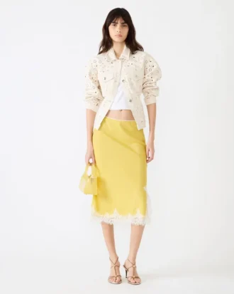 Falda Cinthia Golden Lime