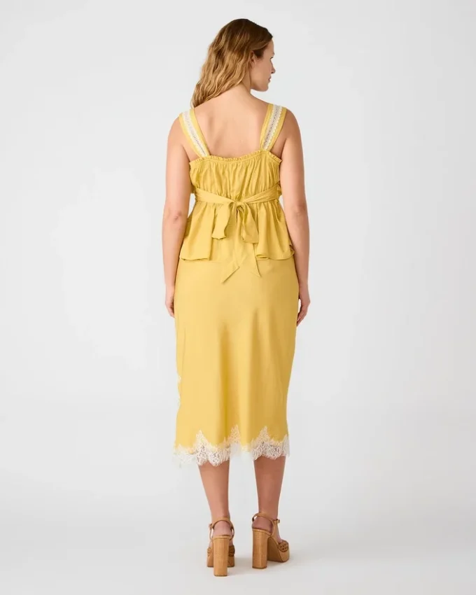 Falda Cinthia Golden Lime