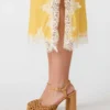 Falda Cinthia Golden Lime