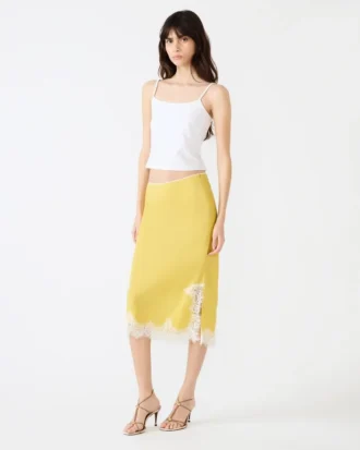 Falda Cinthia Golden Lime