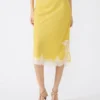 Falda Cinthia Golden Lime