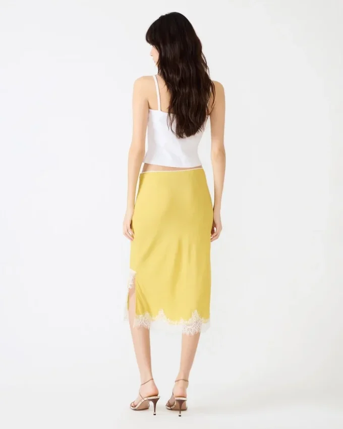 Falda Cinthia Golden Lime