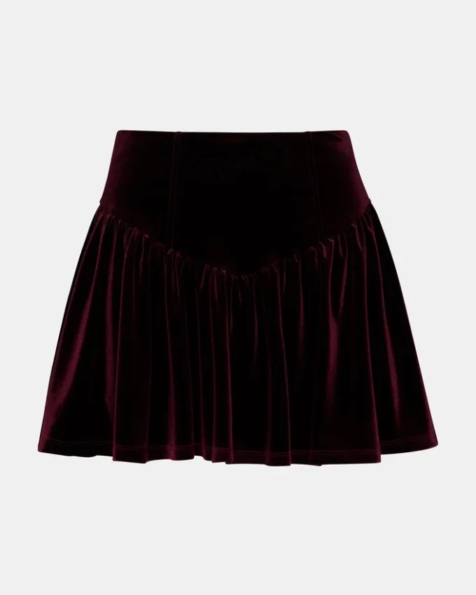 Falda Jayla color vino Falda Jayla color vino
