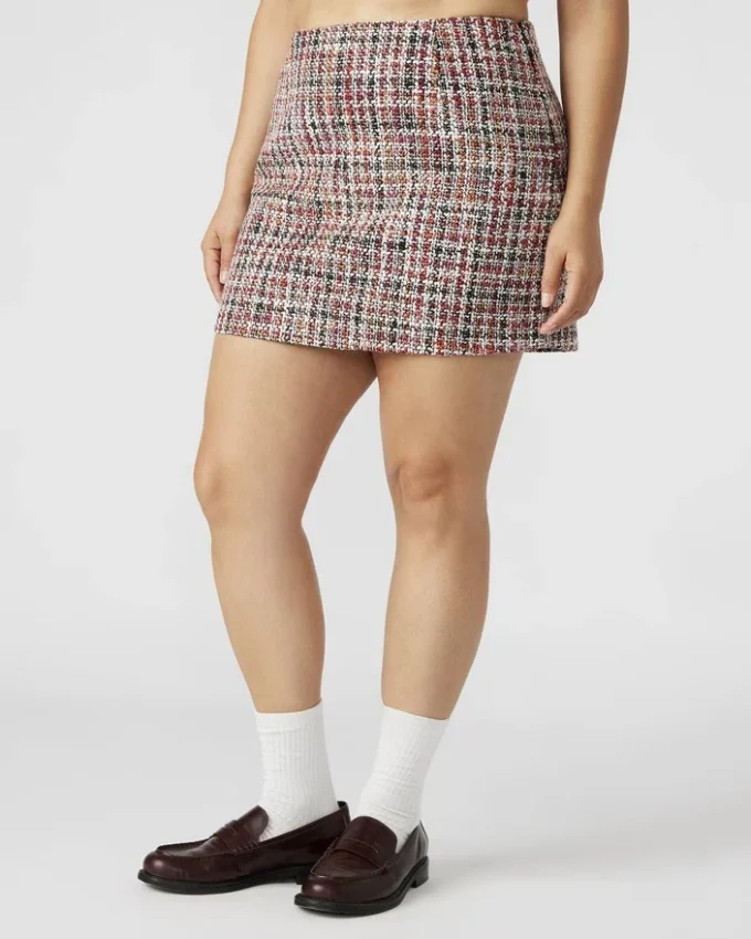 Falda Mattea Rojo multicolor Falda Mattea Rojo multicolor