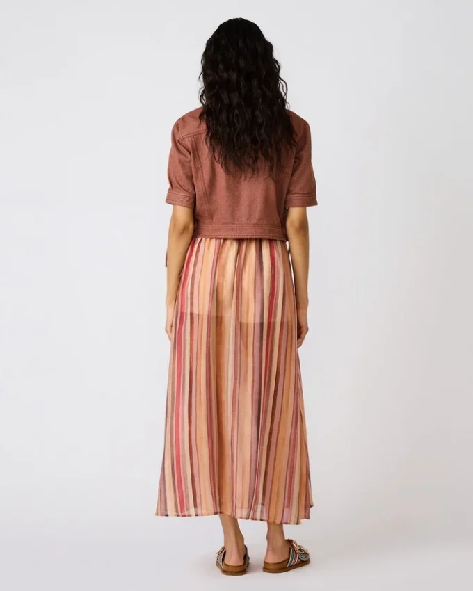 Falda Shilloh a rayas multicolor Falda Shilloh a rayas multicolor