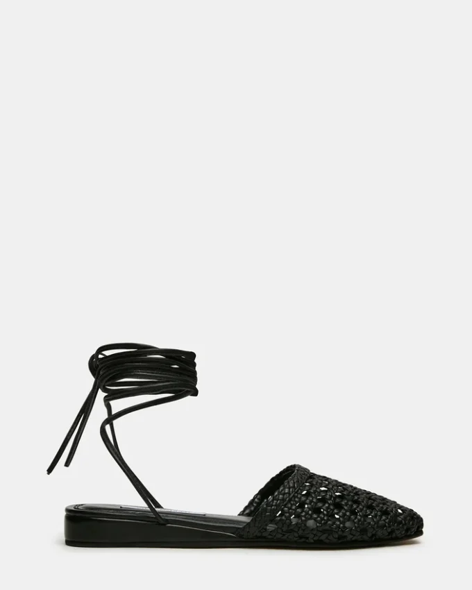 Flutter de cuero negro Flutter de cuero negro