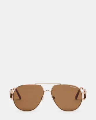 Gafas de sol Rowan doradas