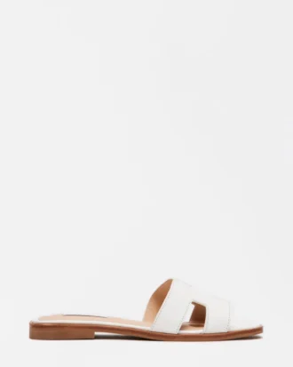 Hadyn de cuero blanco