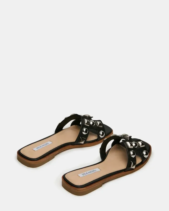 Hadyn Studs de cuero negro Hadyn Studs de cuero negro