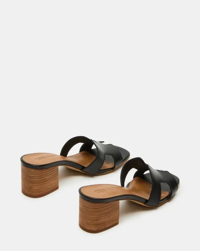 Hana de cuero negro Hana de cuero negro
