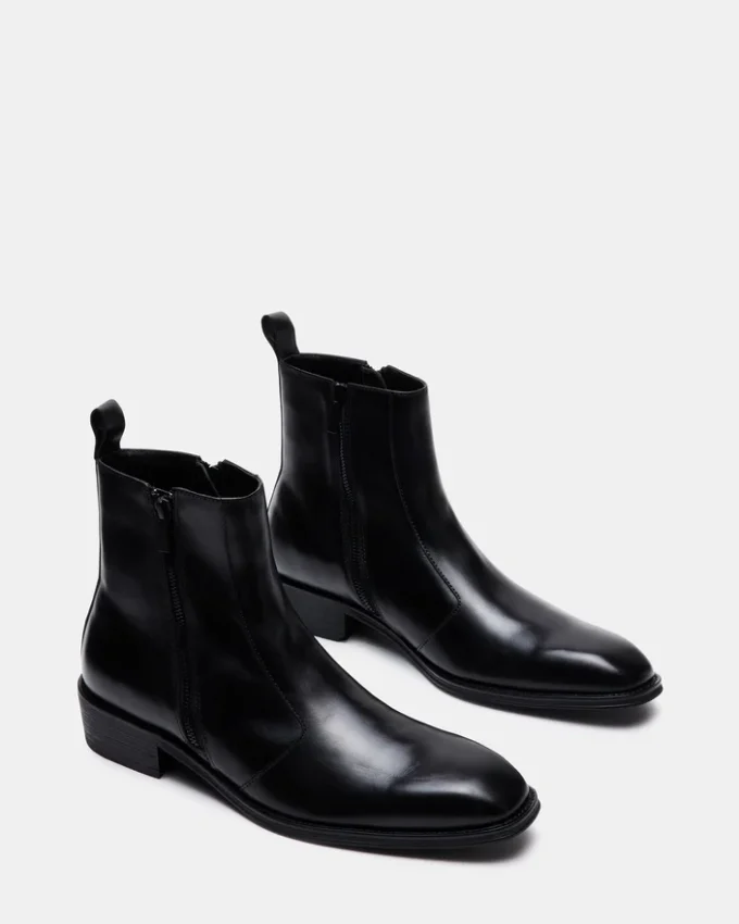 Haynes de cuero negro Haynes de cuero negro