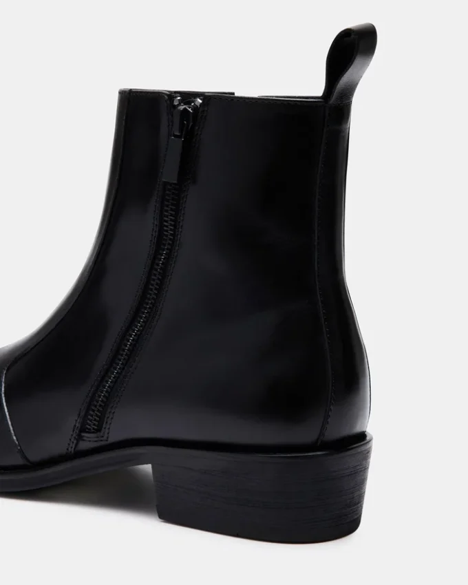 Haynes de cuero negro Haynes de cuero negro