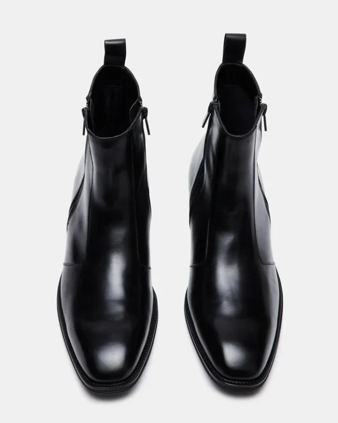 Haynes de cuero negro Haynes de cuero negro