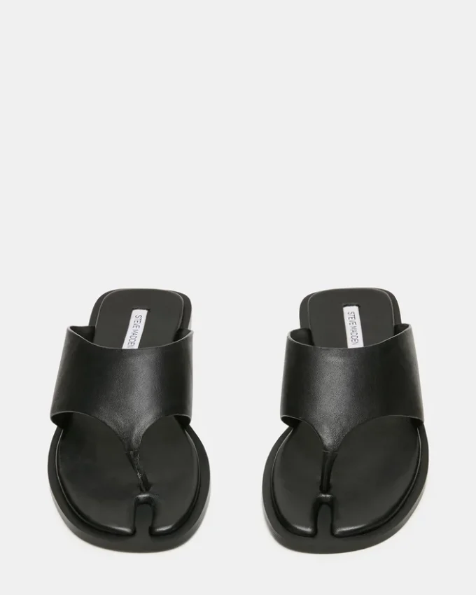 Illia de cuero negro Illia de cuero negro