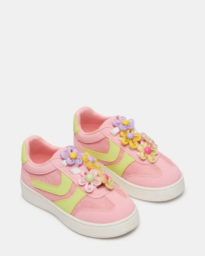Jersey para niños pequeños en color lima/rosa
