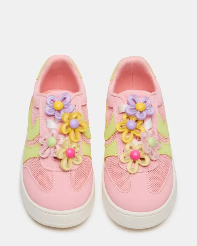 Jersey para niños pequeños en color lima/rosa