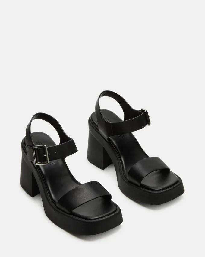 Kaylor de cuero negro Kaylor de cuero negro