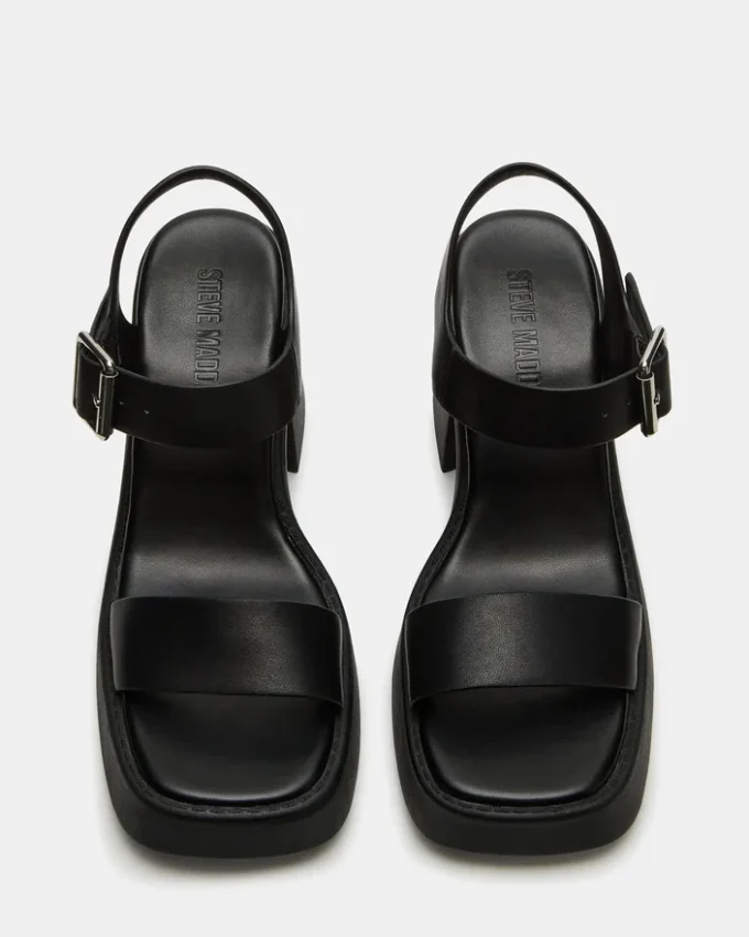 Kaylor de cuero negro Kaylor de cuero negro