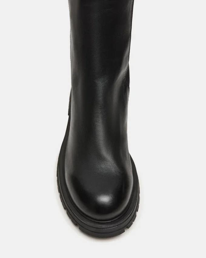 Lami de cuero negro Lami de cuero negro