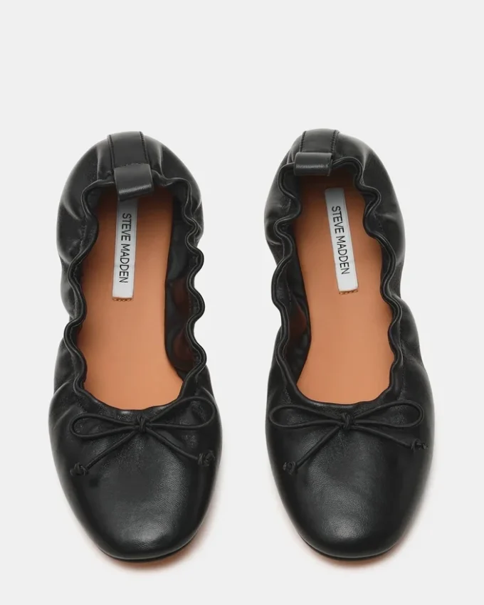 Lanti de cuero negro