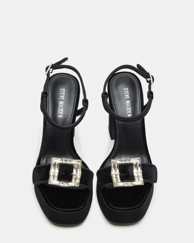 Liandra Buckle Black Velvet Liandra Buckle Black Velvet