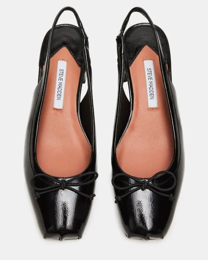 Loved Black Crinkle Patent Loved Black Crinkle Patent