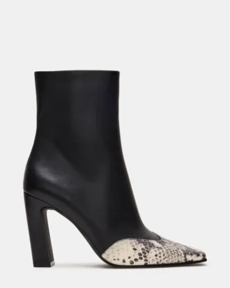 Lyle de cuero negro con serpiente