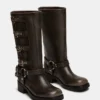 Mocasines Rocky Brown desgastados de caña ancha