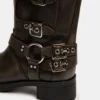 Mocasines Rocky Brown desgastados de caña ancha