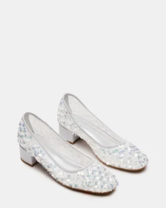 Mollie con lentejuelas plateadas