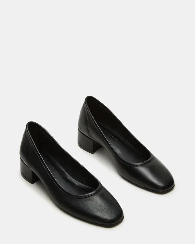 Mollie de cuero negro Mollie de cuero negro