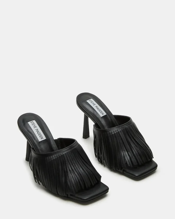 Morina de cuero negro Morina de cuero negro