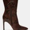 Nitro Brown Snake Wide Calf