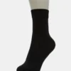 Pack de 2 pares de calcetines tobilleros de rejilla con lazo, negros